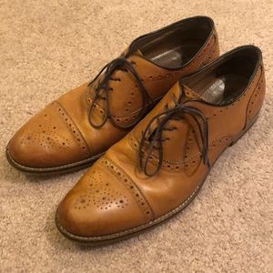 Aston Grey Kobe Cap-Toe Cognac size 10.5